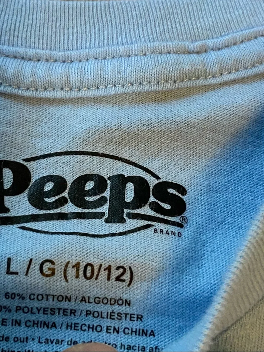 Kids Light Blue Crewneck Tee - Chillin' With My Peeps